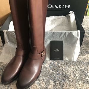 Coach Ricki Riding Boot 8C (wide)